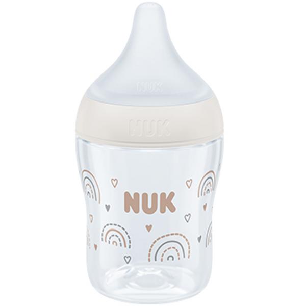NUK Perfect Match Babyflasche mit weichem Silikon-Trinksauger